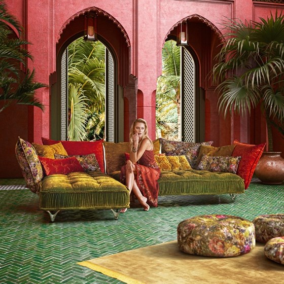 BRETZ OHLINDA DESIGN ZETEL hoeksalon diepe zit velvet