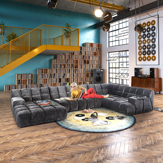 BRETZ OCEAN 7 DESIGN ZETELS KOPEN grote hoekzetel Zetel winkel Steenokkerzeel DESIGN ZETELS MERKEN